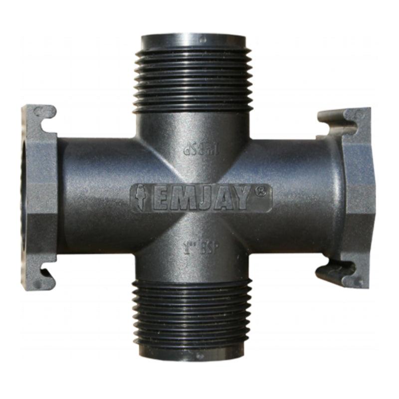 Emjay Manifold Cross 1 Inch Male Bsp - Livestainable.co.za