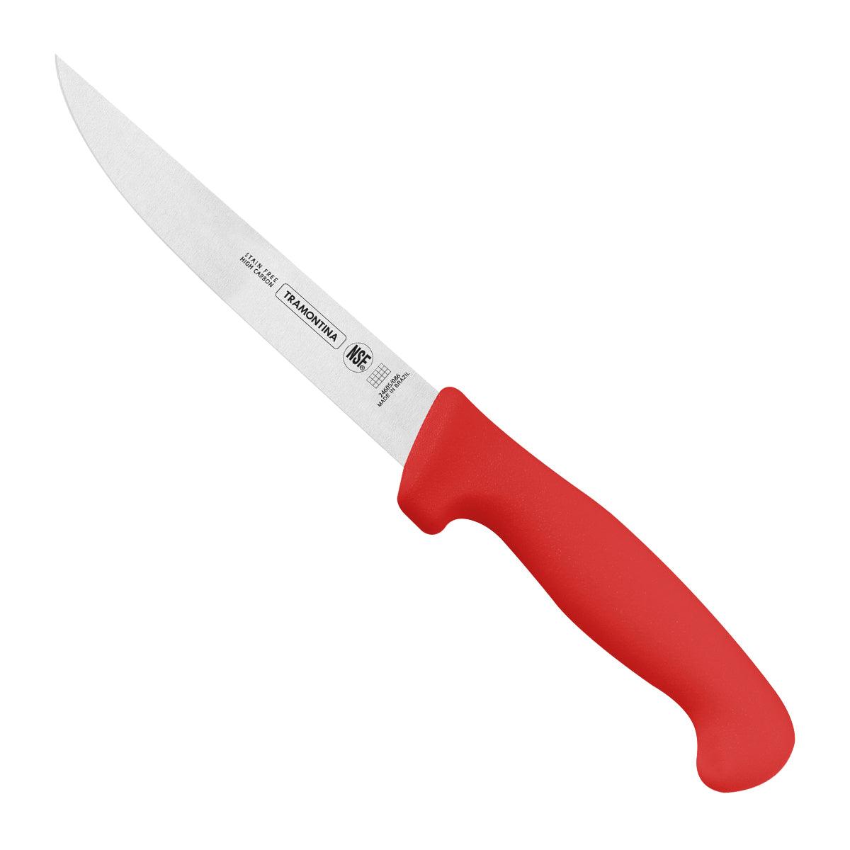 Tramontina Professional Boning Knife 15 Cm Red - Livestainable.co.za