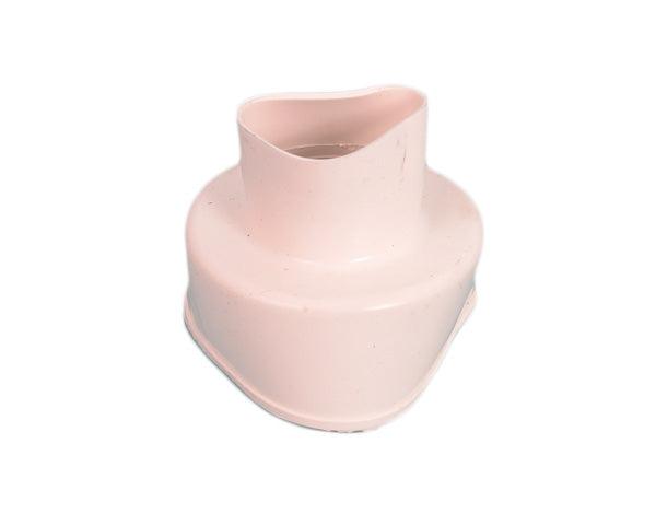 Flush Pipe Connector Rubber Cone Wht - Livestainable.co.za