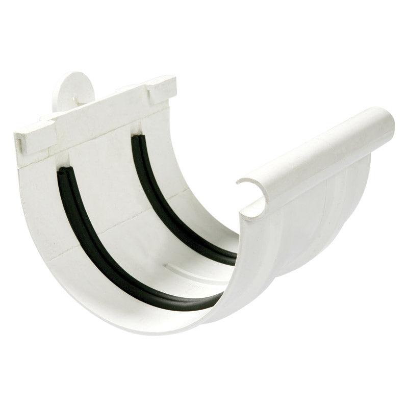 Pvc Gutter Half Round Connector - Livestainable.co.za