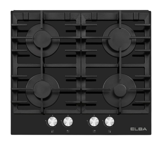 Elba 60Cm 4 Burner Gas On Glass