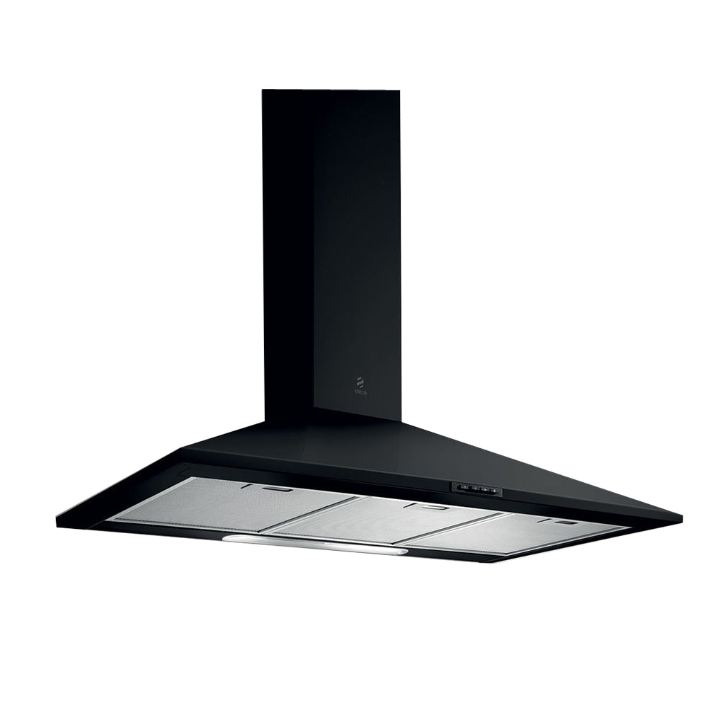 Elica 90Cm Pyramid Style Cooker Hood- Black