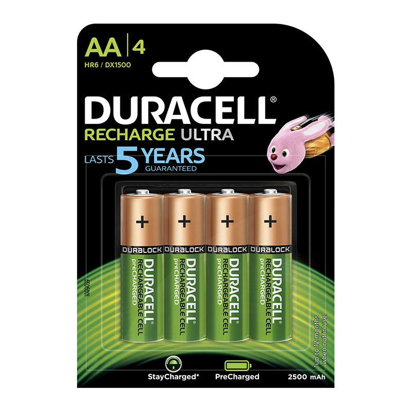 Duracell Battery Rechareable Aa 2500 Mah 4 Pack - Livestainable.co.za