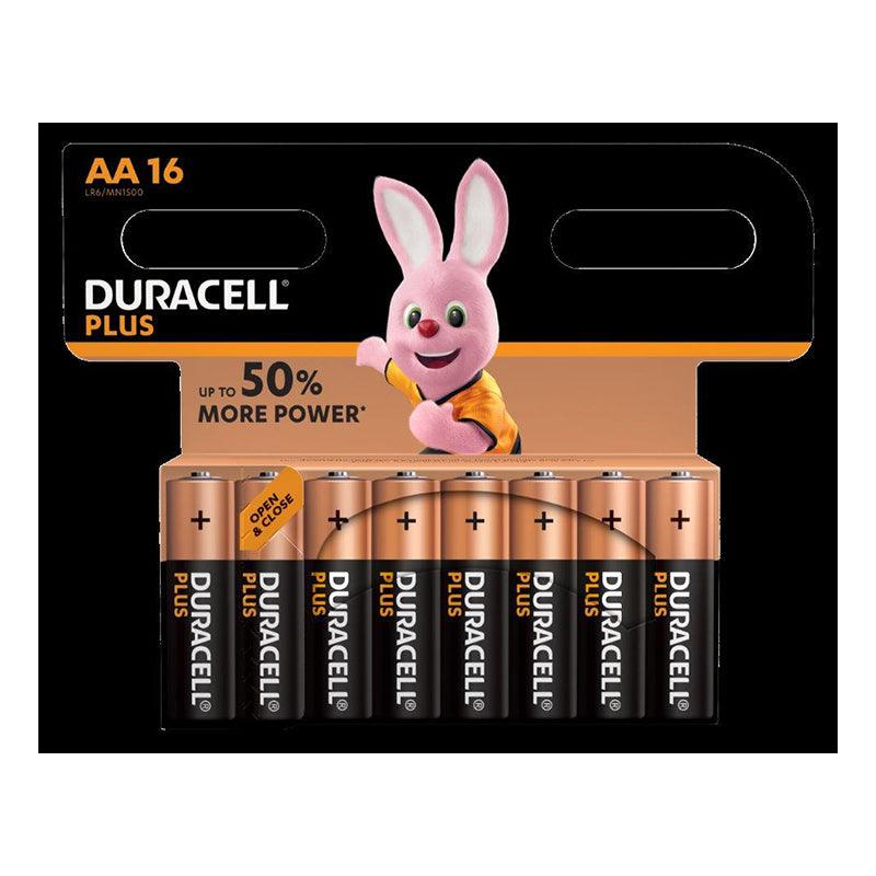 Duracell Battery Plus Alkaline Aa 16 Pack - Livestainable.co.za