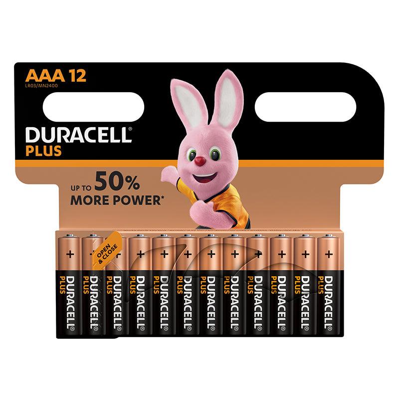 Duracell Battery Plus Alkaline Aaa 12 Pack - Livestainable.co.za