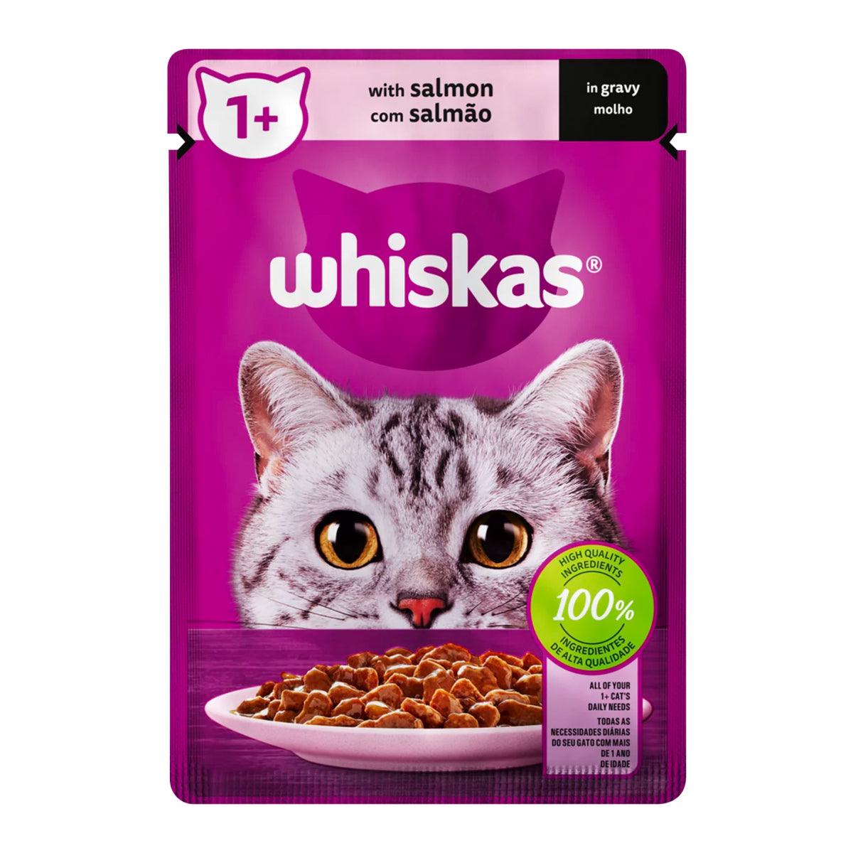 Whiskas Cat Food Pouch Salmon In Gravy 85 G - Livestainable.co.za