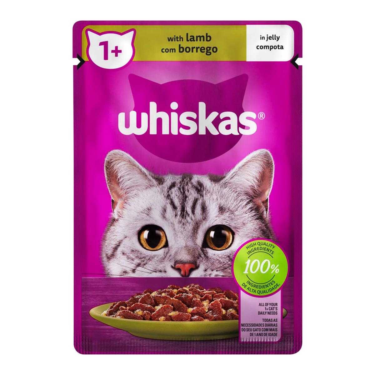 Whiskas Cat Food Pouch Lamb In Jelly 85 G - Livestainable.co.za