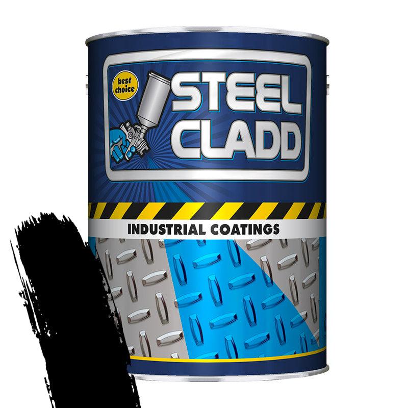 Steel Cladd Quick Dry Enamel Matt Black 5 L - Livestainable.co.za