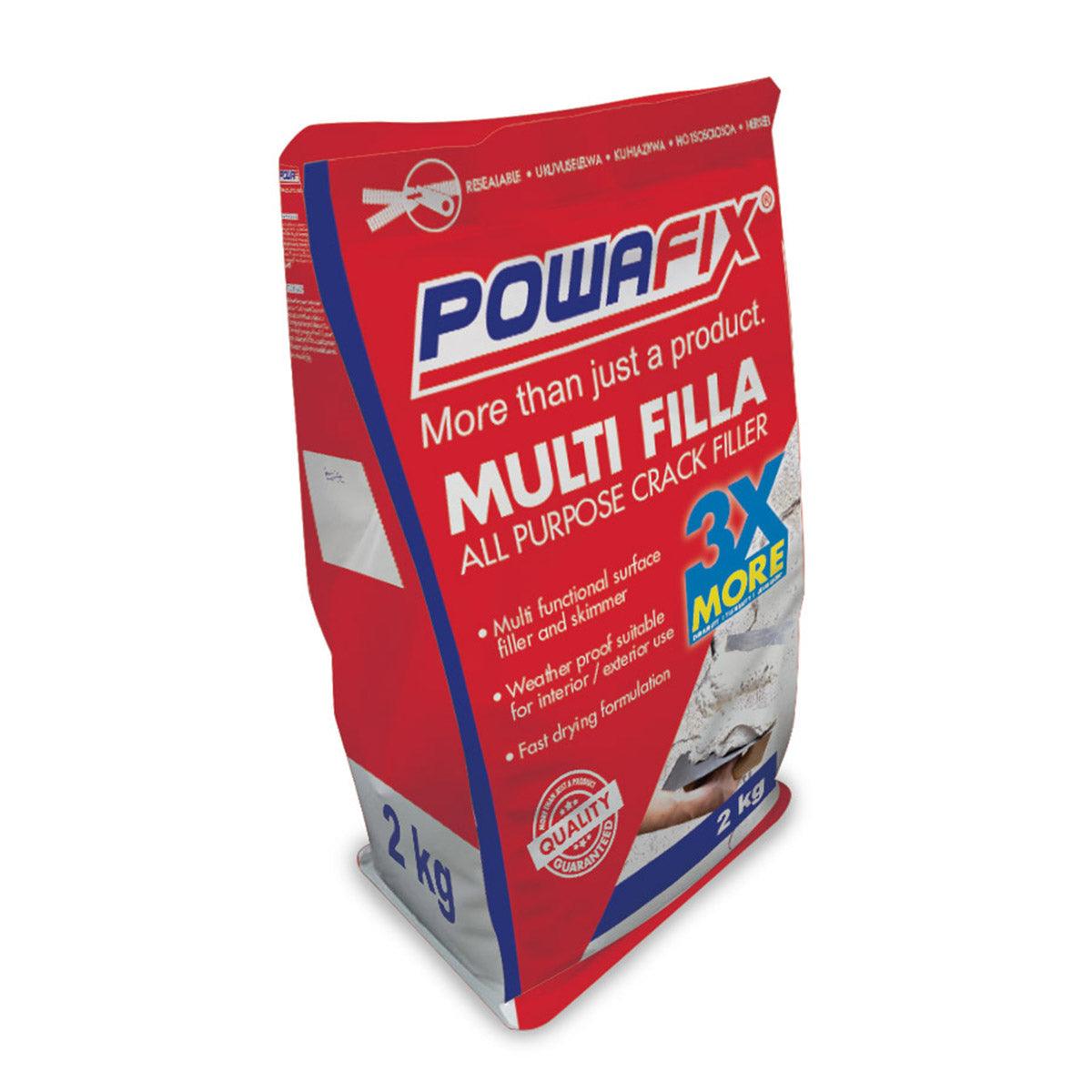 Powafix Multi Filla All Purpose Crack Filler 2 Kg - Livestainable.co.za