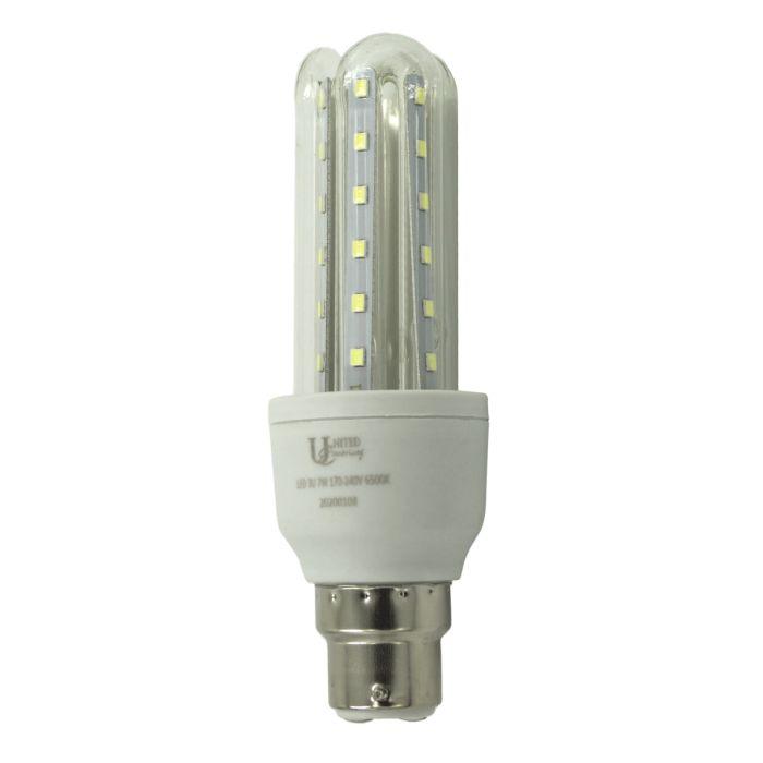 United Electrical Lamp Led 3 U Cw B22 7 W - Livestainable.co.za