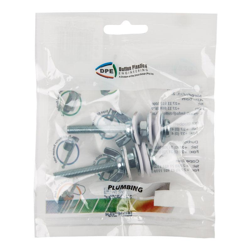 Cistern Fixation Bolt & Nut Set 2 Pk Prepack - Livestainable.co.za