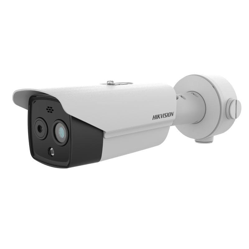 Hikvision - Heatpro bi-spectrum bullet 10mm thermal lens 8mm optical lens up to 30m IR Perimeter protection VCA Fire detection VCA 12VDC/24VAC/POE - Livestainable.co.za