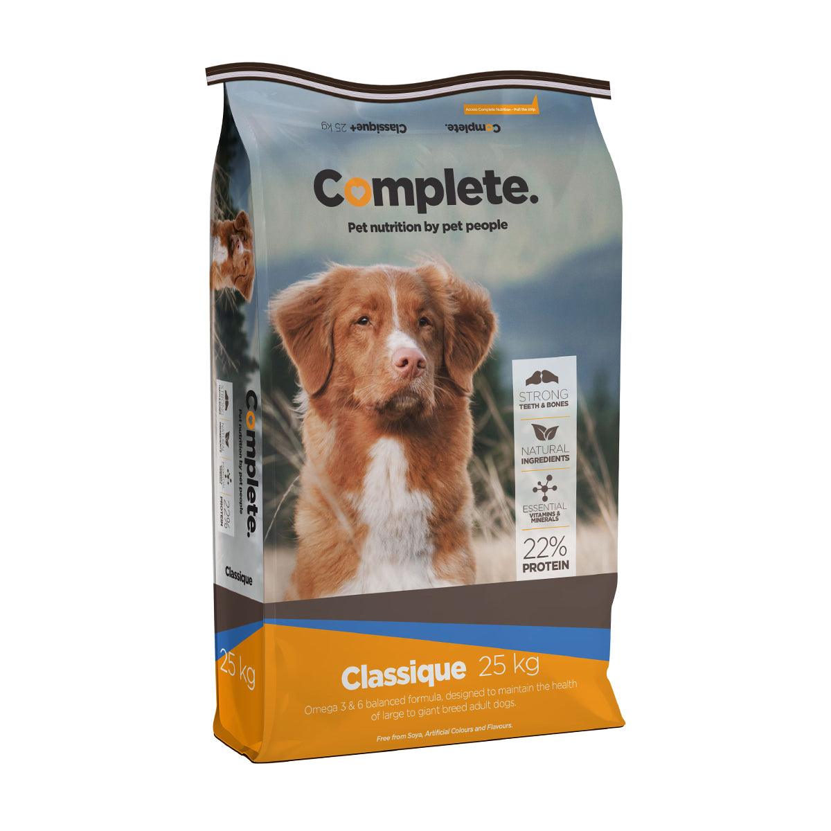 Complete Dog Food Classique Large Giant 25 Kg - Livestainable.co.za