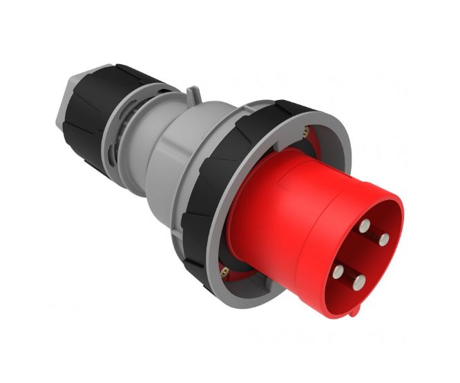 Inline Industrial Coupler Plug 63 A 4 P (3 P+E) Ip67 Bc1 4504 7011