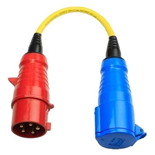 Victron Energy SHP307700300 Adapter Cord 32A/3 to single ph.-CEE Plug 5P/CEE Coupling 3P - Livestainable.co.za