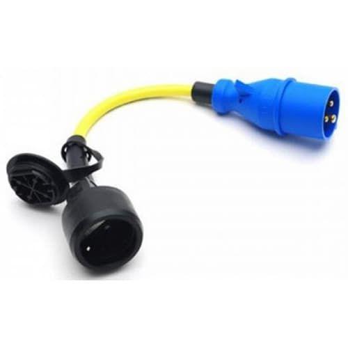 Victron Adapter Cord 16A/250V-CEE plug/Schuko Coupling - Livestainable.co.za