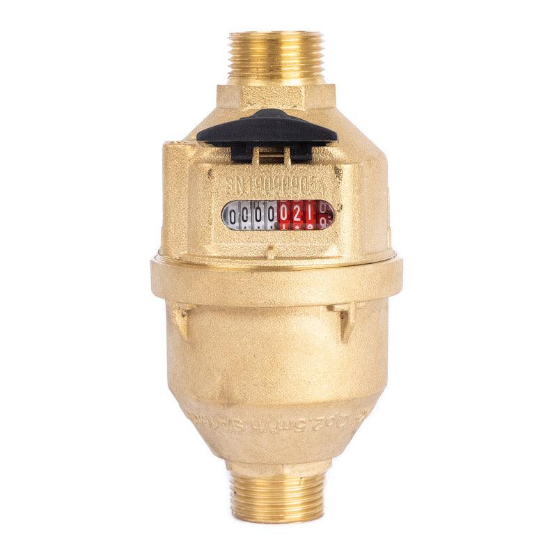 Water Meter 20 Mm Piston Type Brass - Livestainable.co.za