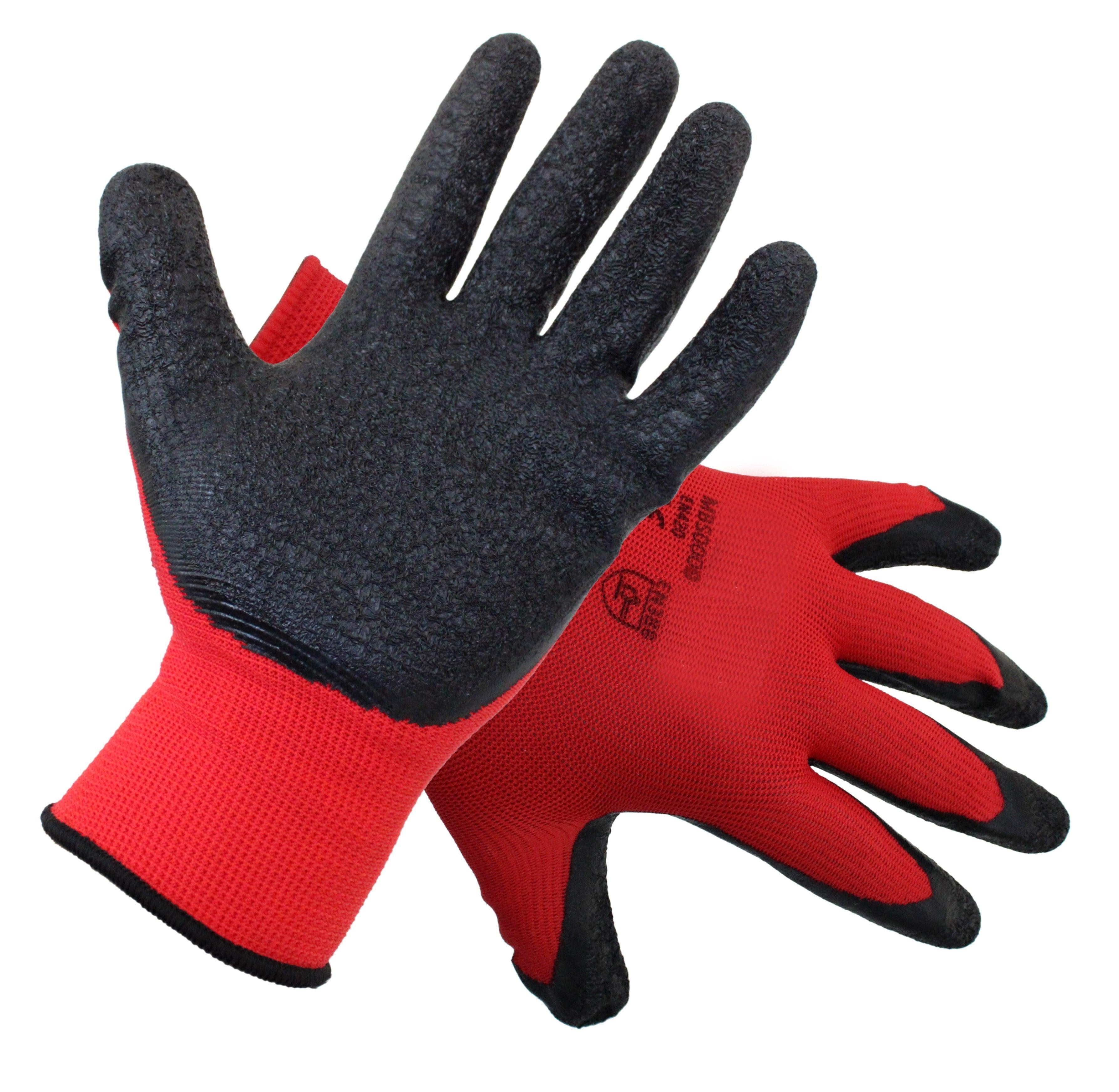 Glove Safety Latex Palm Coated Crinkle Size 9 - Livestainable.co.za