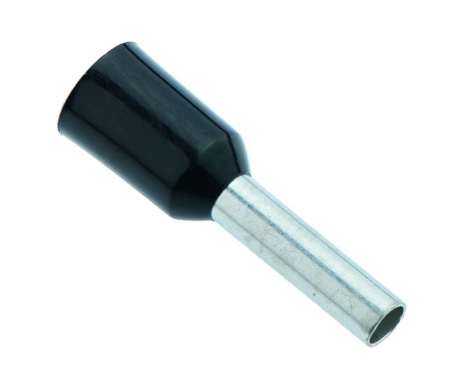 Boot Lace Terminal Black 1.7x2x8mm Sg57712 F Bk
