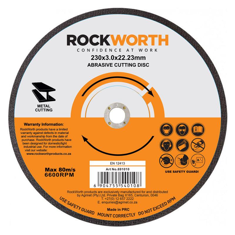 Rockworth Cutting Disc Steel 230 X3.0 Mm - Livestainable.co.za