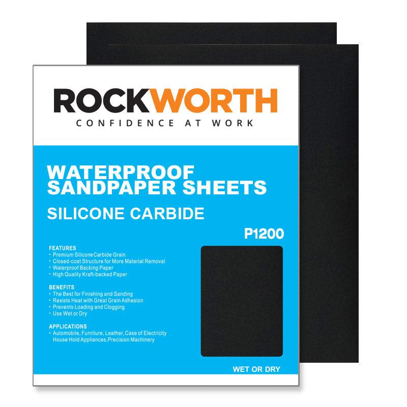 Rockworth Water Paper Sheets P1200 (50 Pack) - Livestainable.co.za