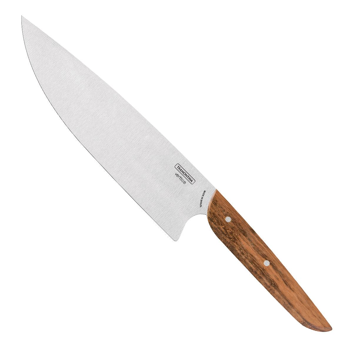 Tramontina Vertice Natural Wood Chef Knife 20 Cm - Livestainable.co.za