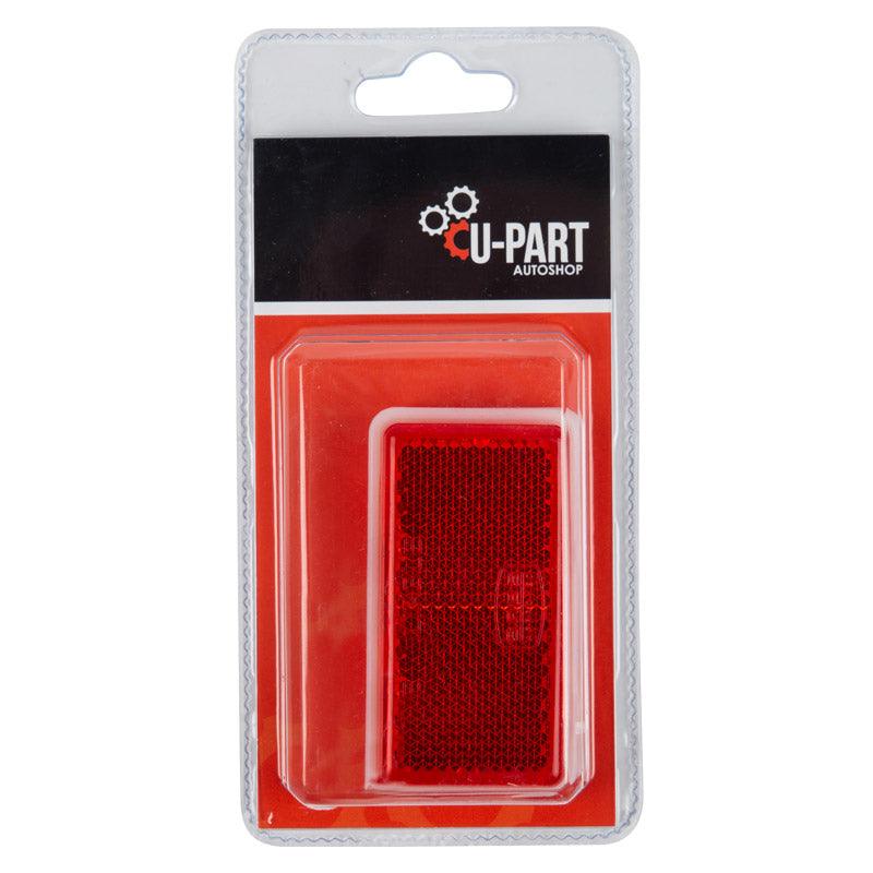 U Part Stick On Rectangular Reflec Red 65 Mm 2 Pk - Livestainable.co.za