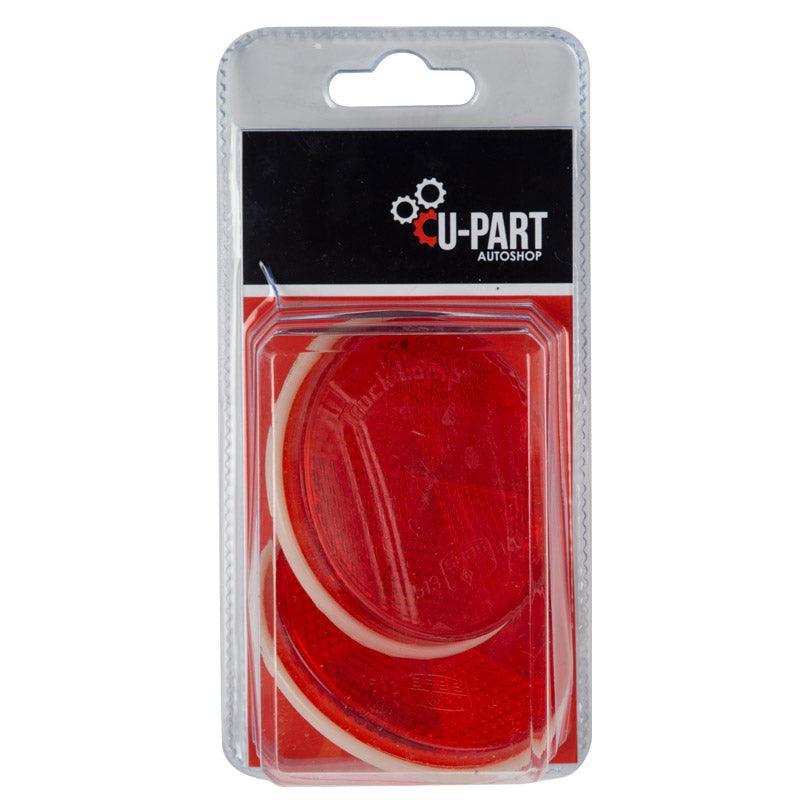 U Part Reflector Round Centre Bolt Red 60 Mm 2 Pk - Livestainable.co.za