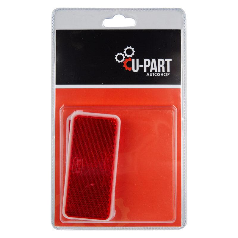 U Part Reflector Square Stick On Red 90 Mm 2 Pk - Livestainable.co.za