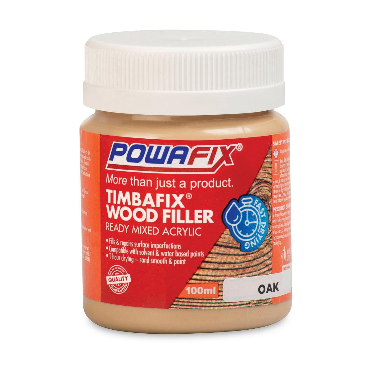 Powafix Timbafix Wood Filler Oak 100 Ml - Livestainable.co.za