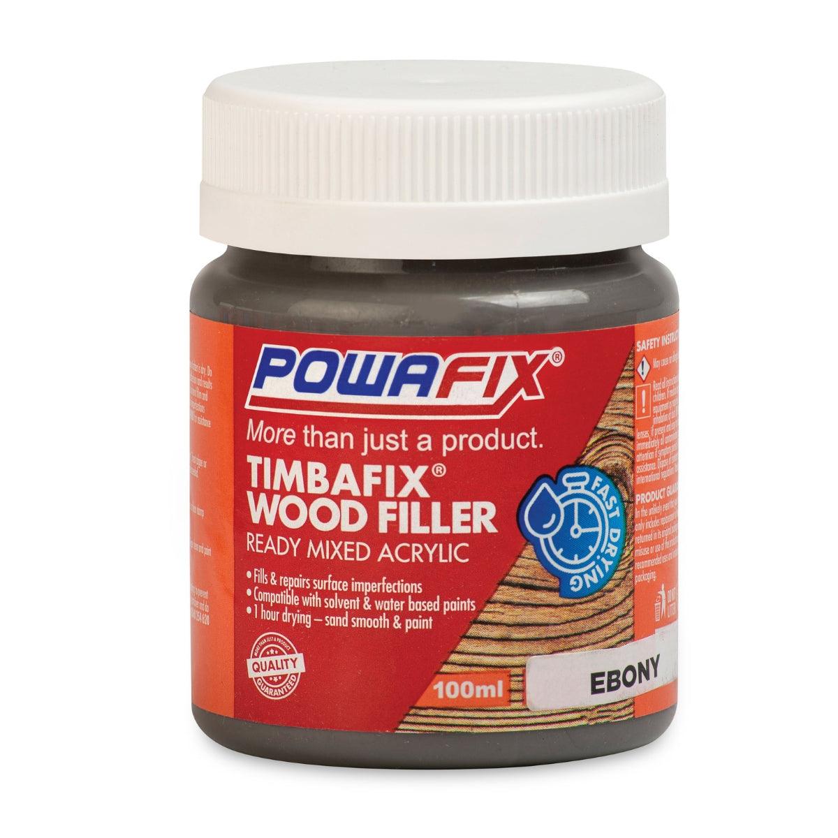 Powafix Timbafix Woodfiller Ebony 100 Ml - Livestainable.co.za