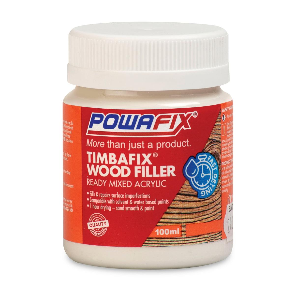 Powafix Timbafix Wood Filler White 100 Ml - Livestainable.co.za