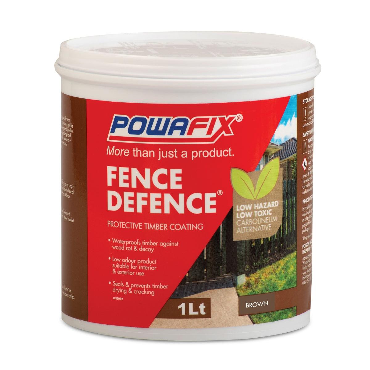 Powafix Fence Defence Brown 1 L - Livestainable.co.za