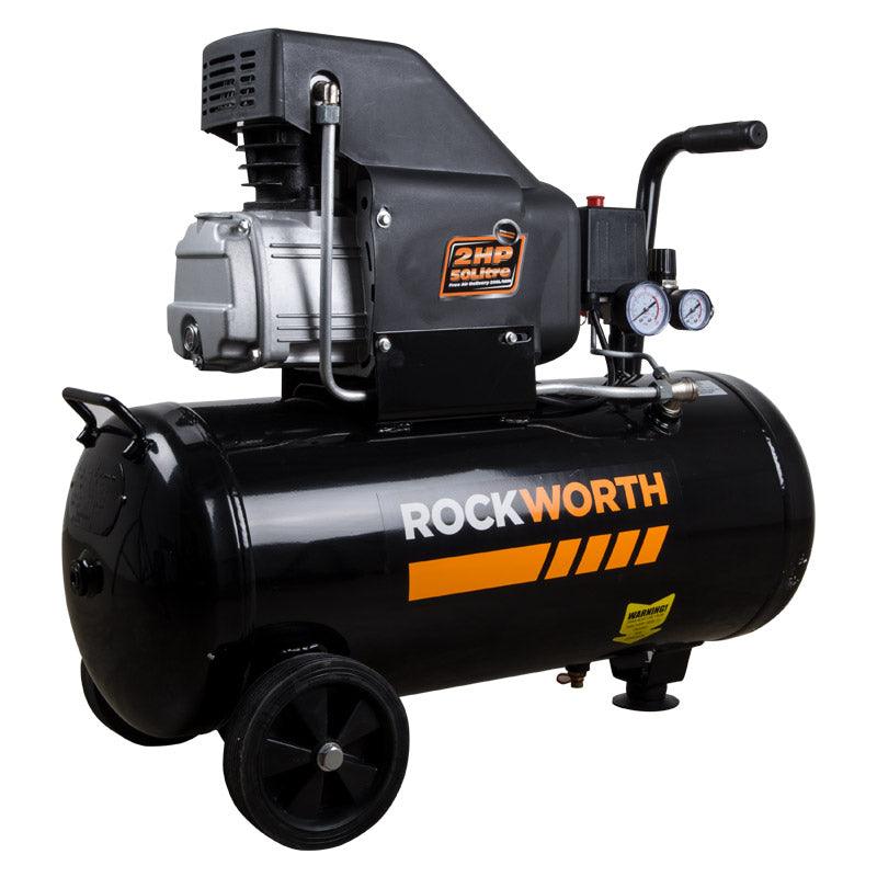 Rockworth 2 Hp/50 L Air Compressor Direct Drive - Livestainable.co.za