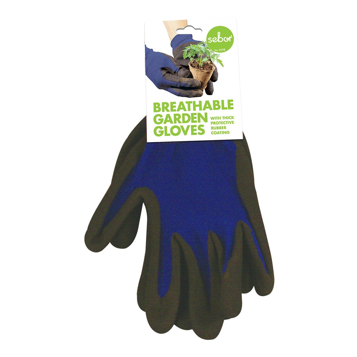 Sebor Garden Gloves Blue Medium - Livestainable.co.za