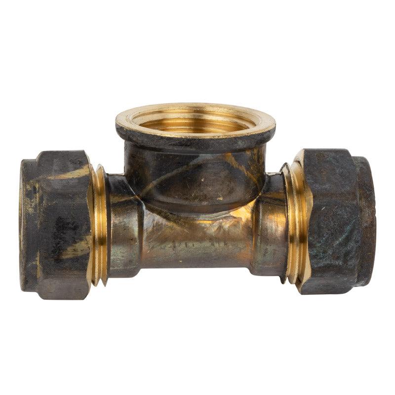 Compression Brass Tee Cxcxfi 15 Mmx1/2 Sabs - Livestainable.co.za