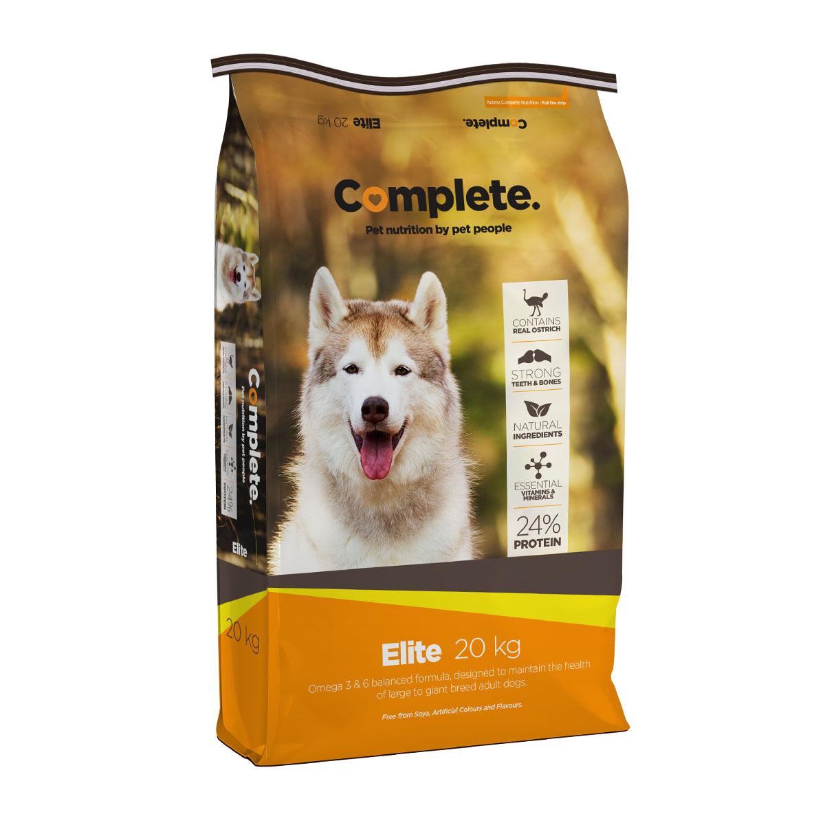 Complete Dog Food Elite Large Giant 20 Kg - Livestainable.co.za