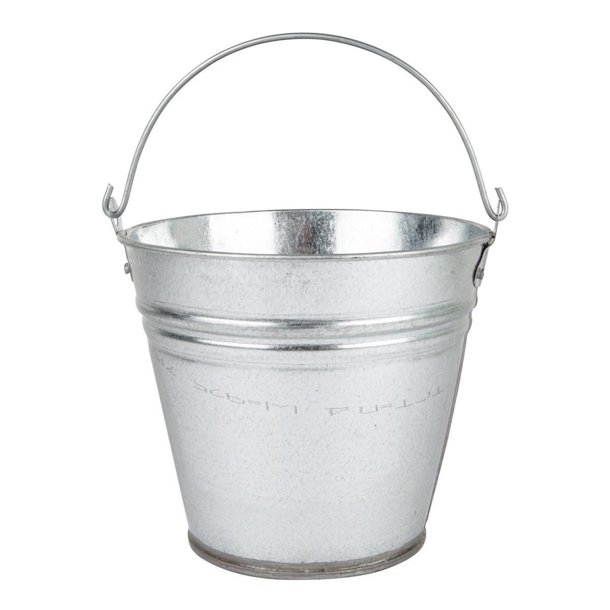 Galvanised Bucket 20 Cm 4 L - Livestainable.co.za