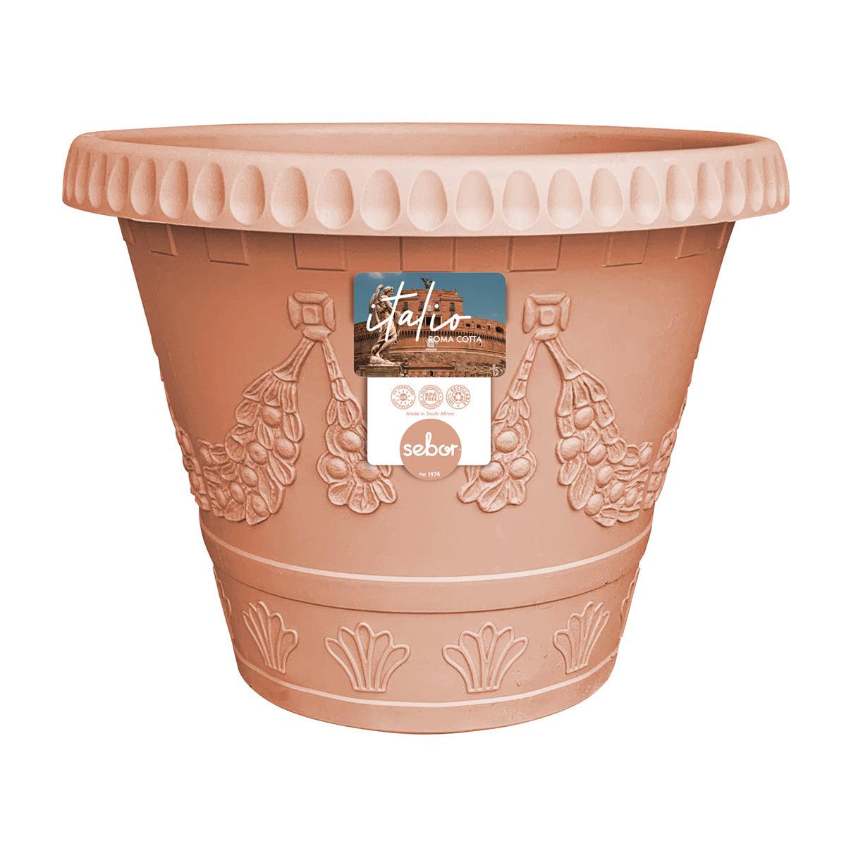 Sebor Italo Roma Pot St 35 Cm Cotta - Livestainable.co.za