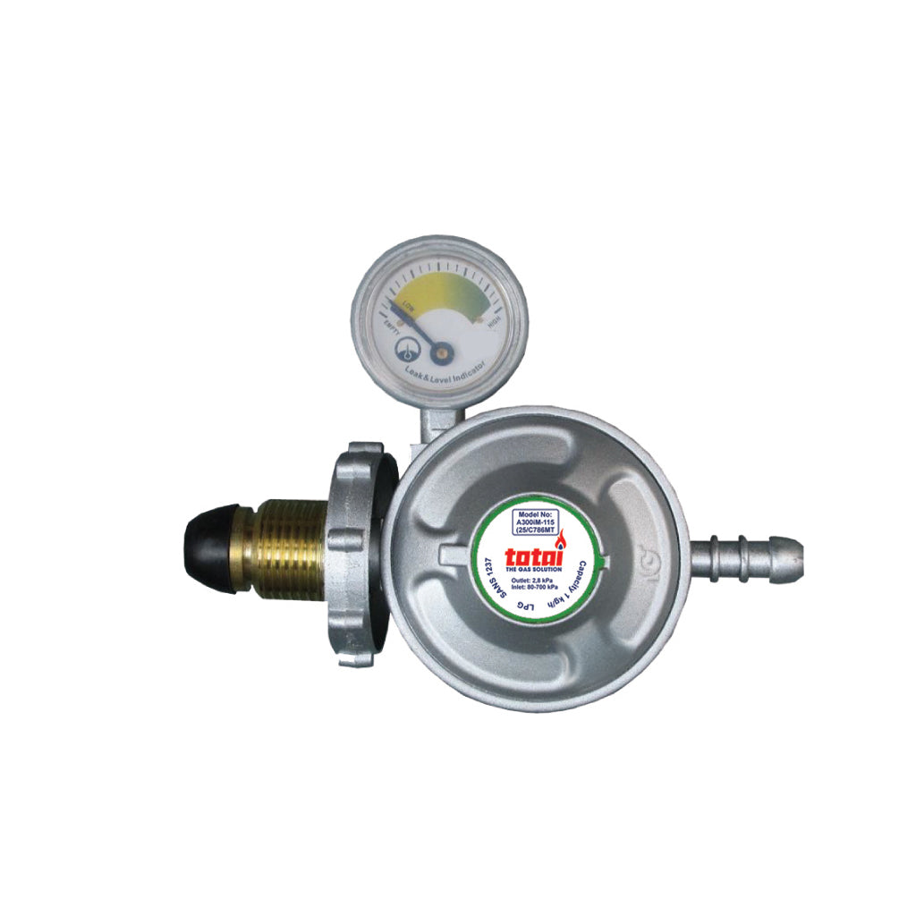 Totai Bullnose Regulator With Gauge