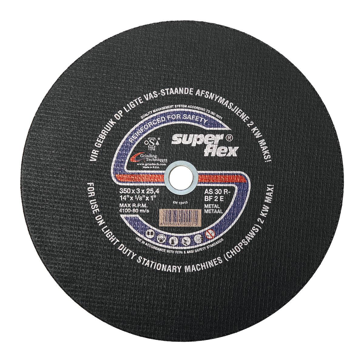 Superflex Cutting Disc Flat Steel 350 X3 Mm - Livestainable.co.za