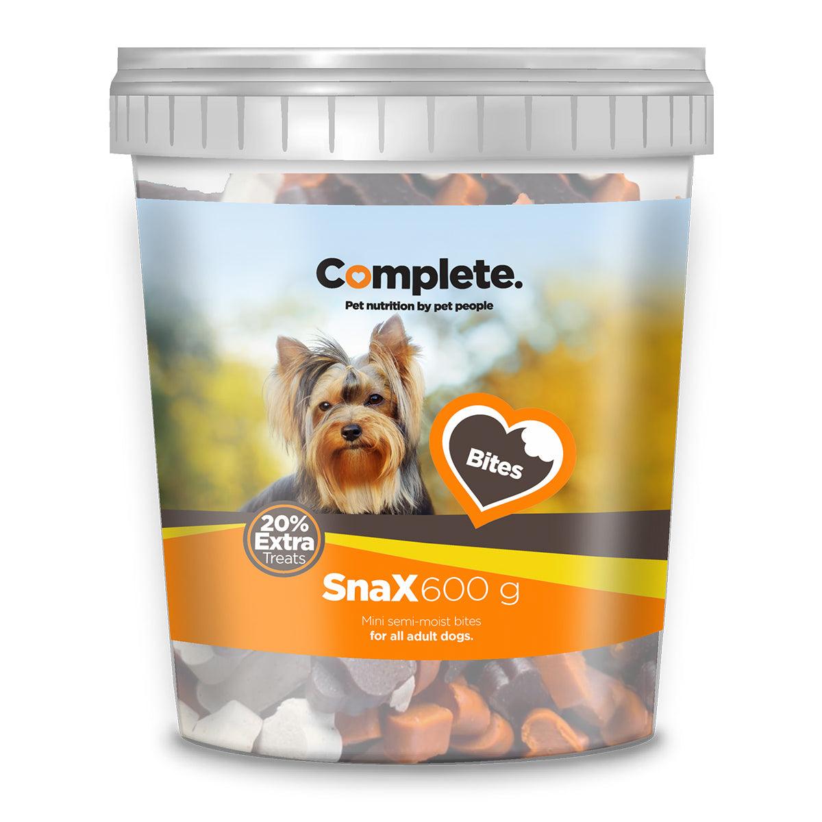 Complete Snax Bones & Hearts Bites Semi Moist 600 G - Livestainable.co.za