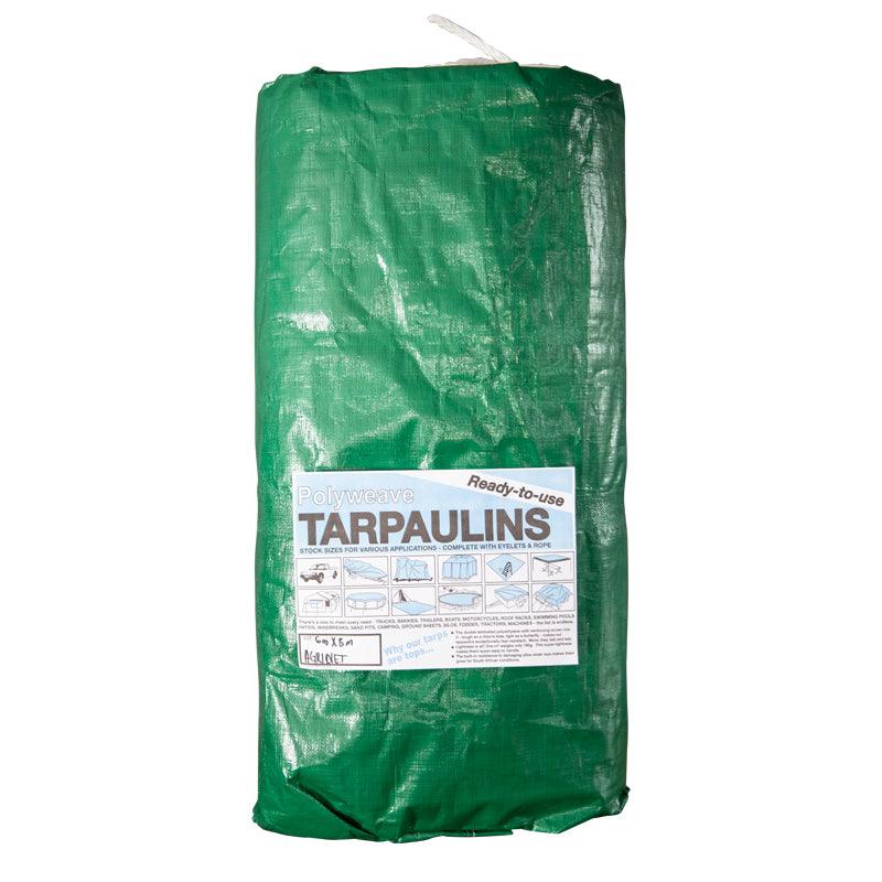 Protarp Polyweave Tarpaulin 180 G 8 X6 M Grn - Livestainable.co.za