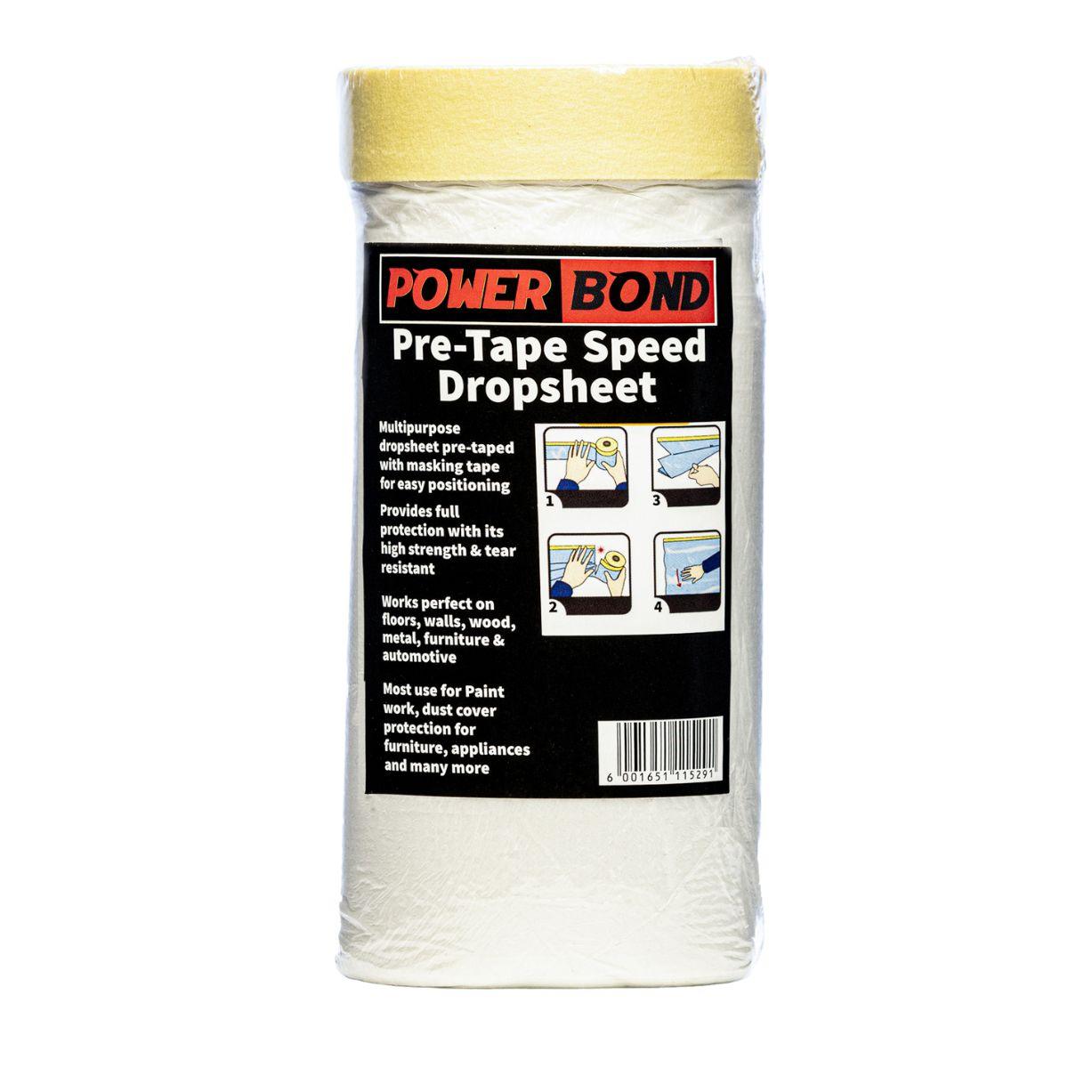 Powerbond Pre Tape Drop Sheet 1.1 Mx30 M - Livestainable.co.za