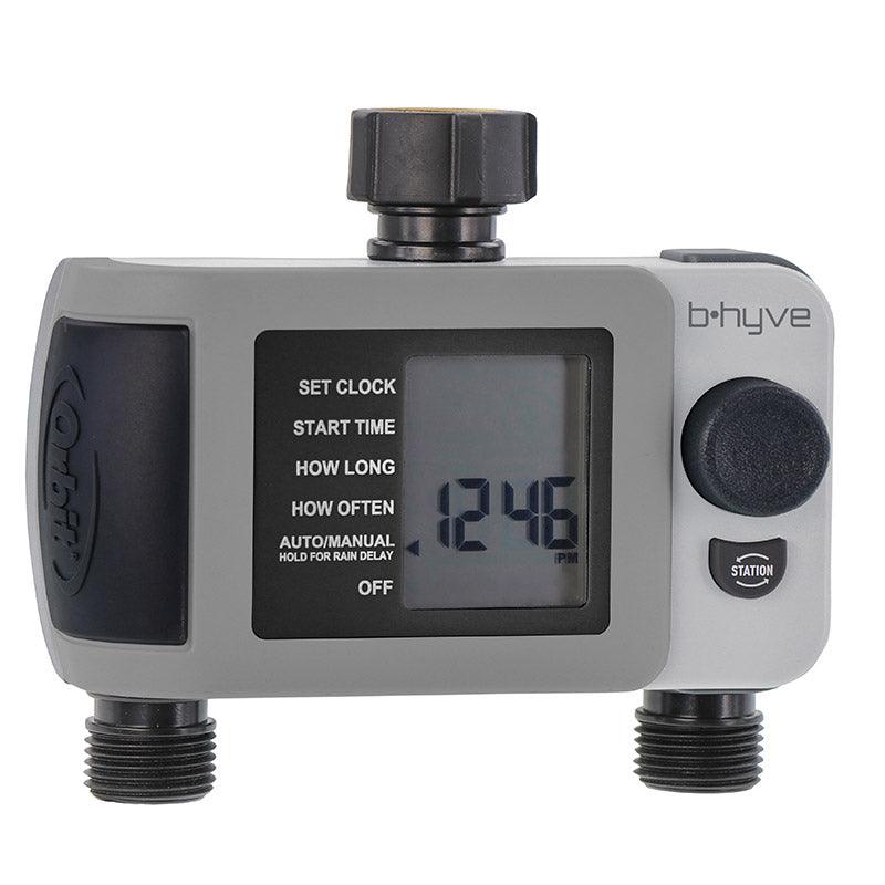 Orbit B Hyve Bluetooth Hose Tap Timer 2 Port - Livestainable.co.za