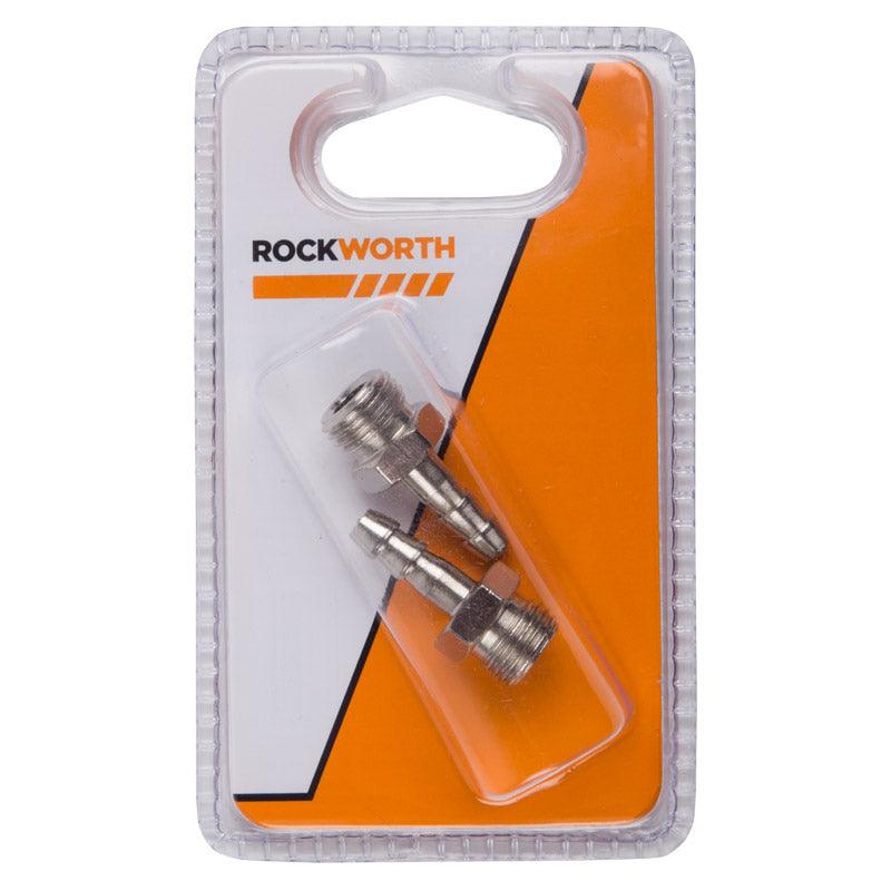 Rockworth Coupler Male 1/4 To Swage 6.3 Mm(2 Pc) - Livestainable.co.za