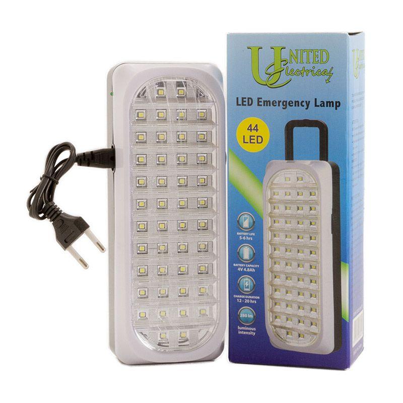 United Emergency Light Rechargeable 44 Led - Livestainable.co.za