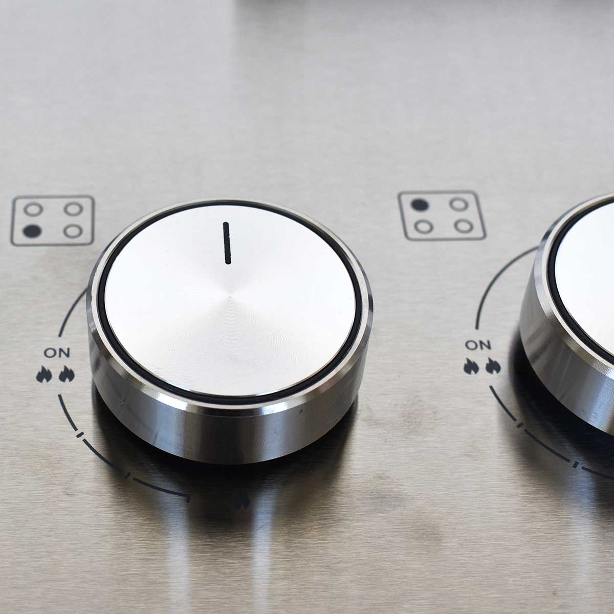 Dewhot 4 Burner Gas Stove <Span><Strong>Slimline Stainless Steel </Strong></Span>60cm