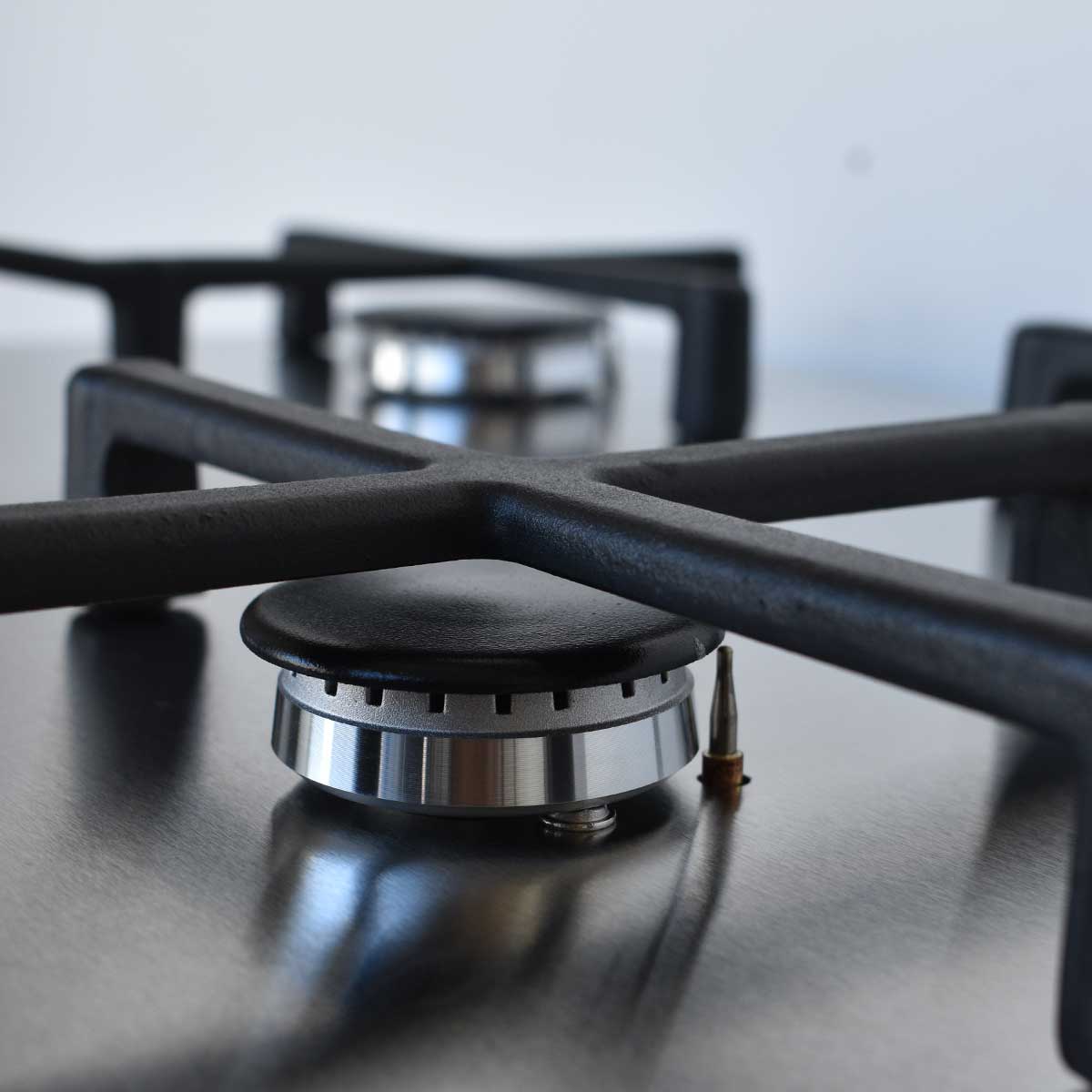 Dewhot 4 Burner Gas Stove <Span><Strong>Slimline Stainless Steel </Strong></Span>60cm