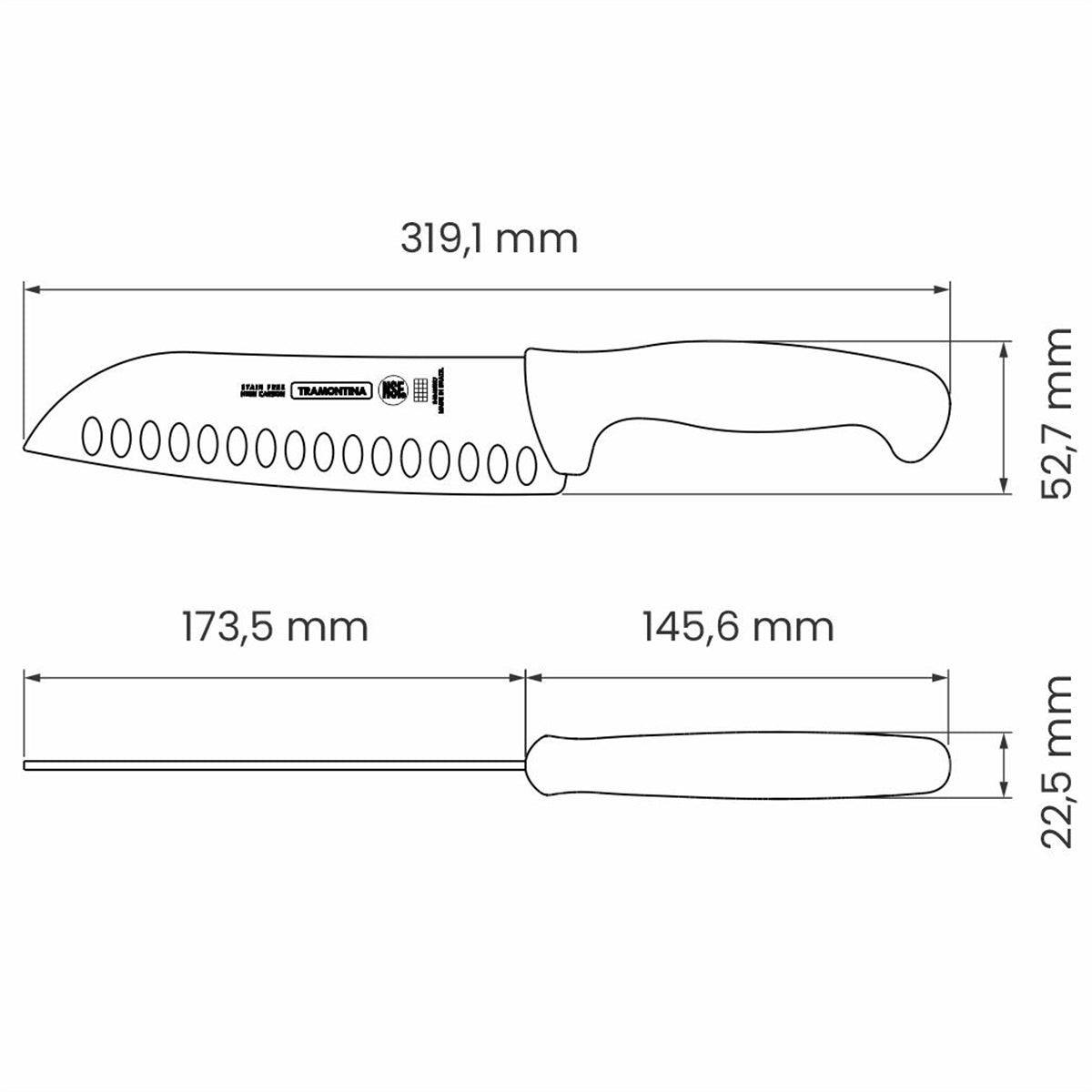 Tramontina Professional Cooks Knife 18 Cm Blk Bp - Livestainable.co.za